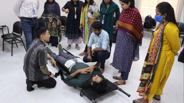 ULAB Staff and U.S. Embassy Conduct Joint First Aid Training