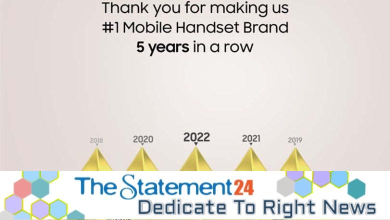 Samsung named ‘No. 1 Mobile Handset Brand’ in Bangladesh for the 5th time in a row!