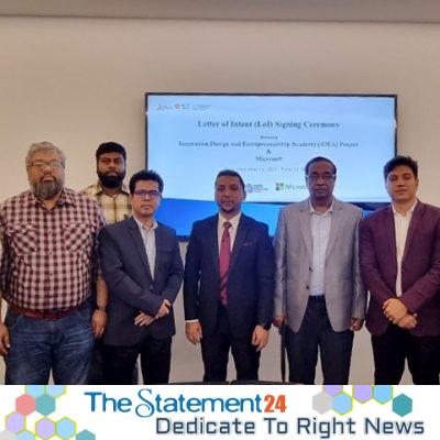 iDEA Project and Microsoft sign LOI to boost the startup ecosystem in Bangladesh
