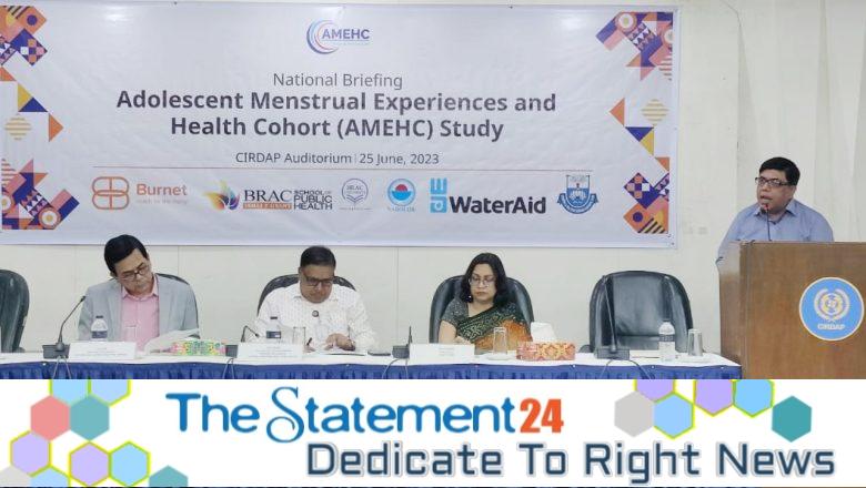 Workshop held on Adolescent Menstrual Experiences and Health Cohort