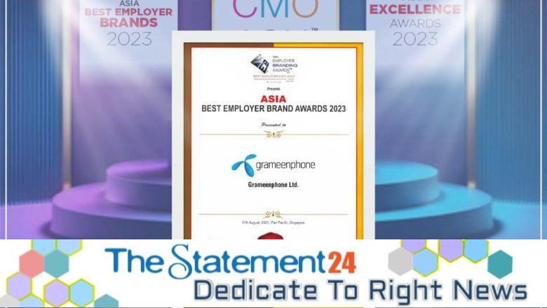 Grameenphone bags Asia’s Best Employer Brands 2023 award