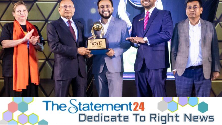 Saiful Islam honored at the prestigious JCI TOYP Awards 2023