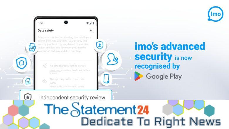 imo recognized as trusted messaging platform with Google Play security badge
