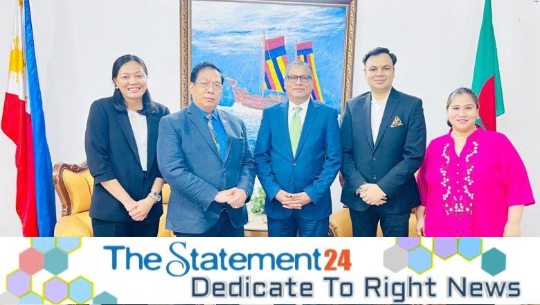 BPCCI President Humayun Rashid calls on Philippine Ambassador to Bangladesh