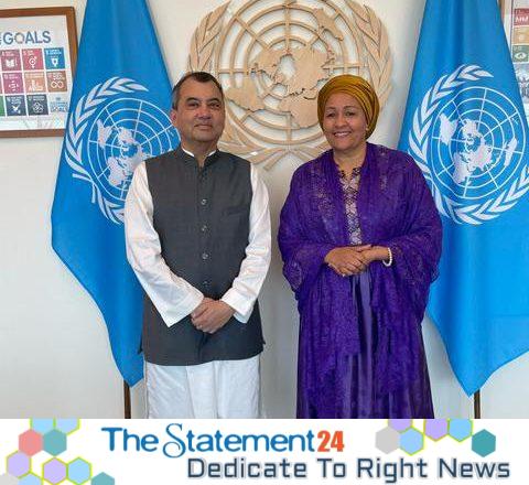Saber Chowdhury meets UN Deputy Secretary General in UNHQ