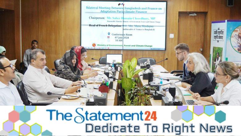 Bangladesh and France strengthen climate partnership with Adaptation Pact: Saber Chowdhury