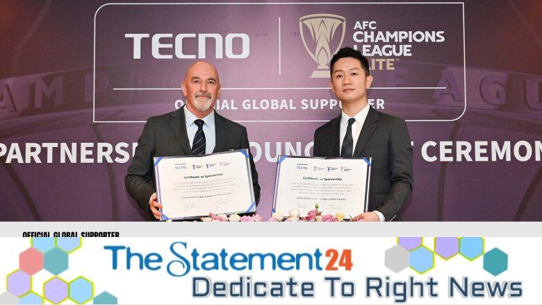 TECNO now official global supporter of the Asian Football Confederation’s club competitions