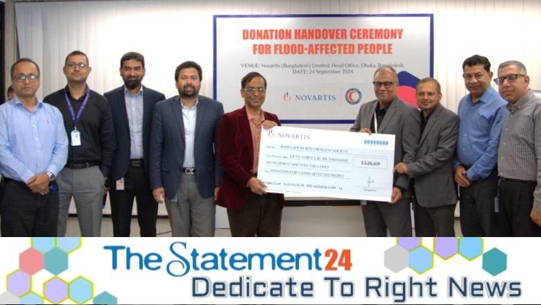 Novartis supports rehabilitation of flood victims
