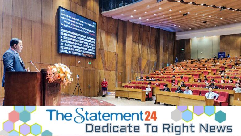 Dr. Md. Sabur Khan delivers Keynote Speech at the 4th Central China Higher Education Forum