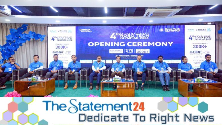 Daffodil University Hosts ‘4th International Robo Tech Olympiad 2024’