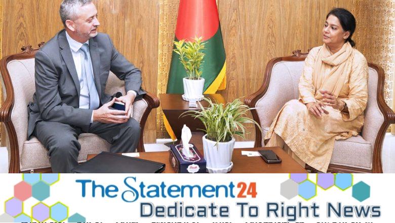 EU Ambassador Meets Environment Advisor Syeda Rizwana Hasan