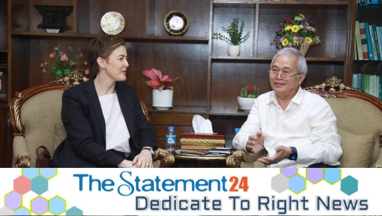 Australian High Commissioner made a courtesy call with CHT affairs Adviser Supradip Chakma