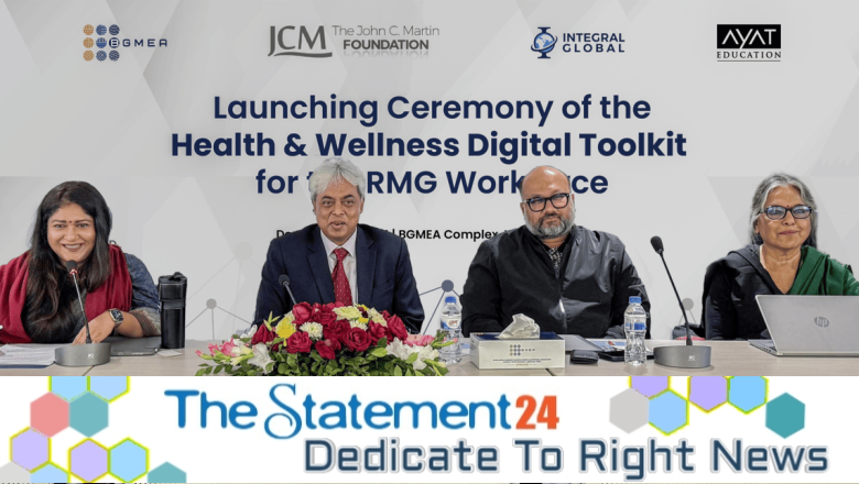 Health and Wellness Digital Toolkit for the RMG Workforce Launched in Dhaka