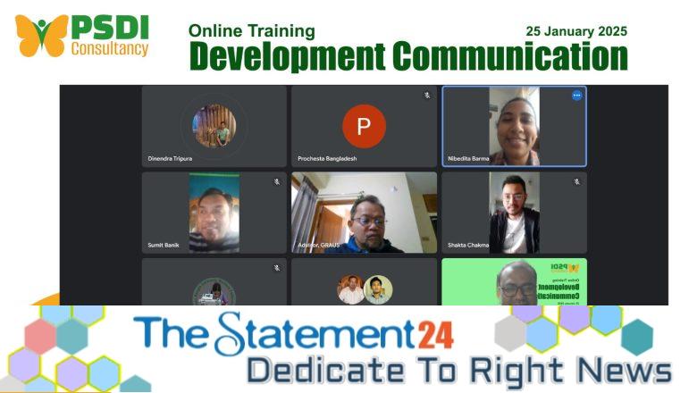 Online Training on Development Communication by PSDI