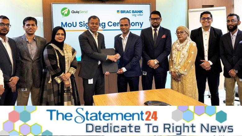 BRAC Bank partners with fintech QuiqSend to facilitate app-based remittance from Australia  