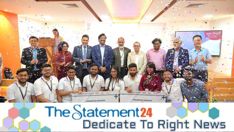 Winners Honoured at IRIIC, UIU – The Dhaka Hub of Harvard HSIL Hackathon 2025