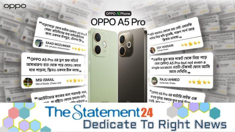 OPPO A5 Pro’s Durability Takes social media by Storm