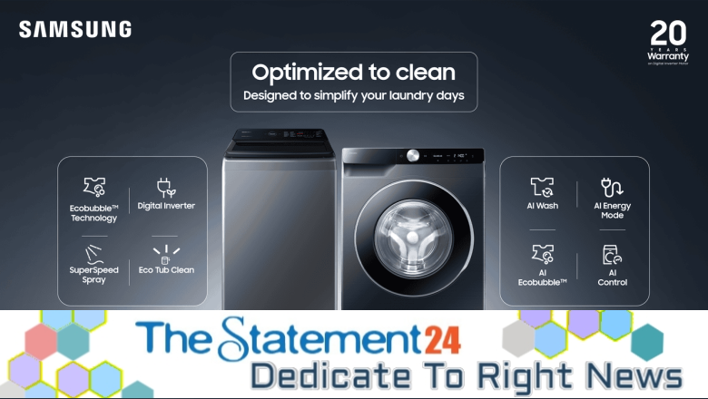 Samsung brings two high-efficiency and smart washing machines