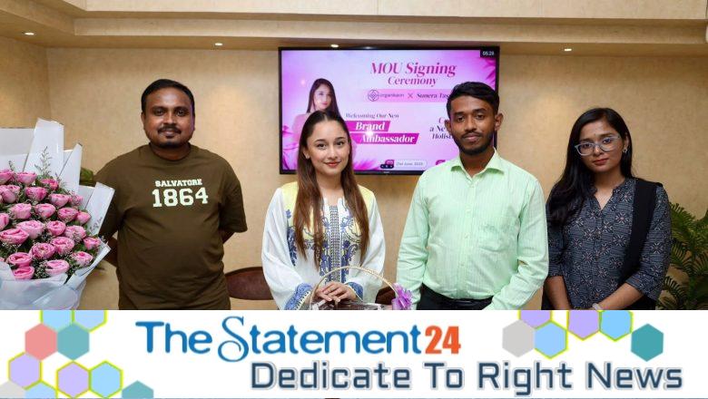 Sunehra Tasnim signed as Organikaon’s brand ambassador