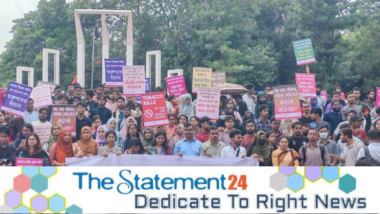 Revoke Meeting with Tobacco Company and Ensure Rapid Passage of Amendment to the tobacco control law: Anti-Tobacco Youth March Demands