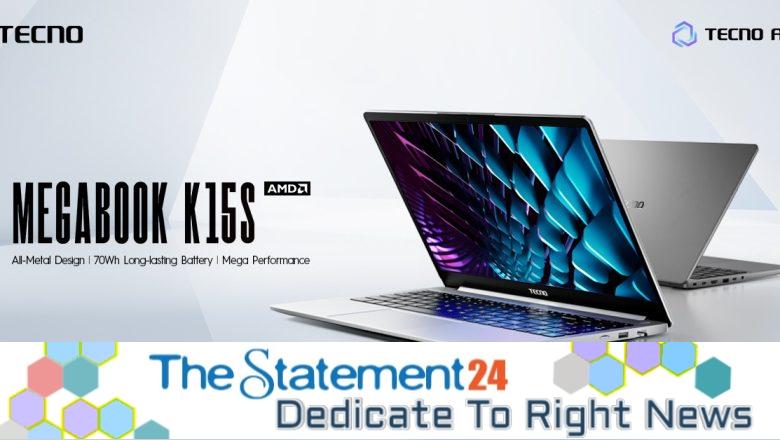 TECNO launches MEGABOOK K15S laptop in Bangladesh