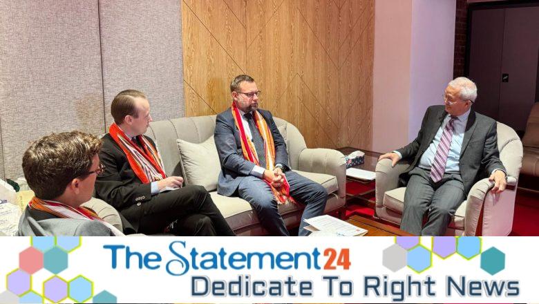 Courtesy Meeting Between Advisor Supradip Chakma and Scandinavian Ambassadors