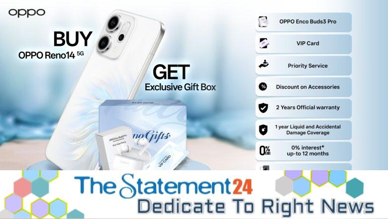 OPPO Announces 100% Win Gifts Offer with Reno14 5G in Bangladesh