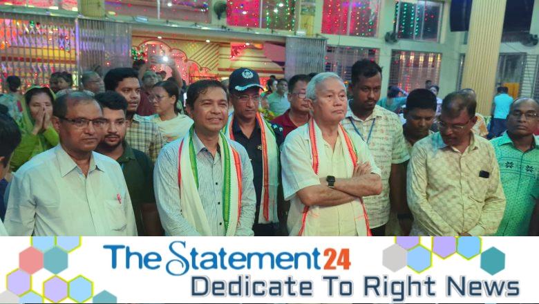 Advisor Supradip Chakma Visits Rangamati Puja Mandaps During Sharadiya Durga Puja Festival