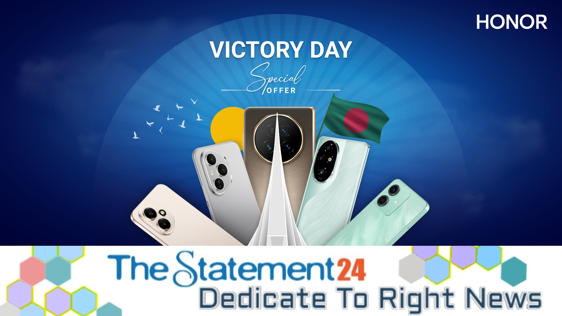 HONOR Launches Bijoy offer with Up-To 20K Cashback - TheStatement24