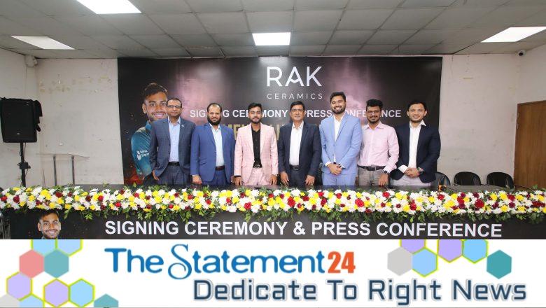 RAK Ceramics Bangladesh Renews Mehedi Hasan Miraz as Brand Ambassador for 2026-2027