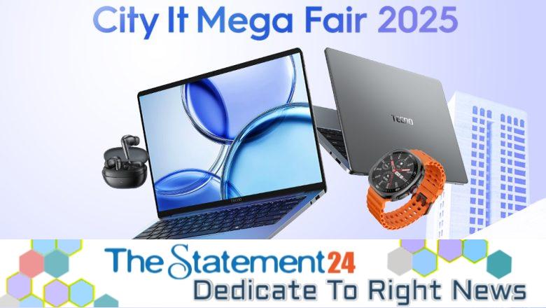 TECNO Laptops Available at CITY IT MEGA FAIR 2025 with Exclusive Free Gifts