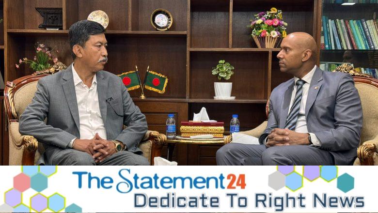 Canadian High Commissioner Calls on CHT Affairs Minister Dipen Dewan, MP