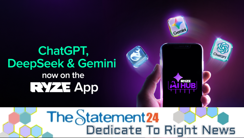 Ryze brings together ChatGPT, DeepSeek, and Gemini in one place