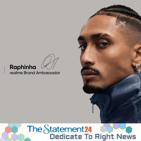 realme Signs Football Star Raphinha as Its Global Brand Ambassador