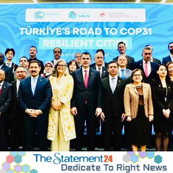 Environment Minister Participates in “TURKİYE’S ROAD TO COP31: RESILIENT CITIES” Conference