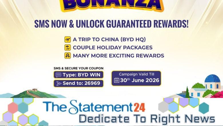BYD Bonanza Brings Exclusive China Trip, Holiday Packages and Guaranteed Rewards