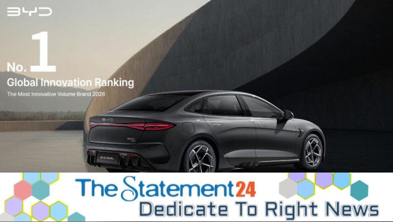 BYD Becomes the World’s Most Innovative Automaker in Historic Global Ranking