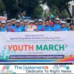 Youth March Held to Mark the International Day against Drug Abuse and Illicit Trafficking