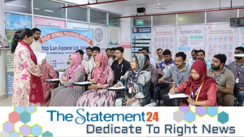 Hop Lun facilitates industry skill development training under SICIP through BGMEA partnership