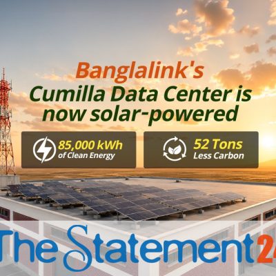 Banglalink installs 50-kW rooftop solar system at Cumilla data center